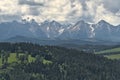 Tatra Mountains landscape Royalty Free Stock Photo